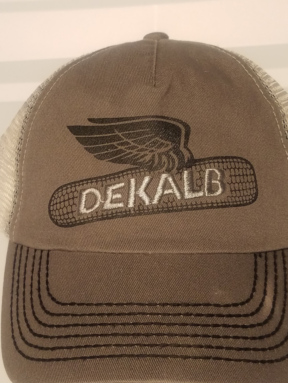 Men DeKalb Cap Gray Farm Cap
